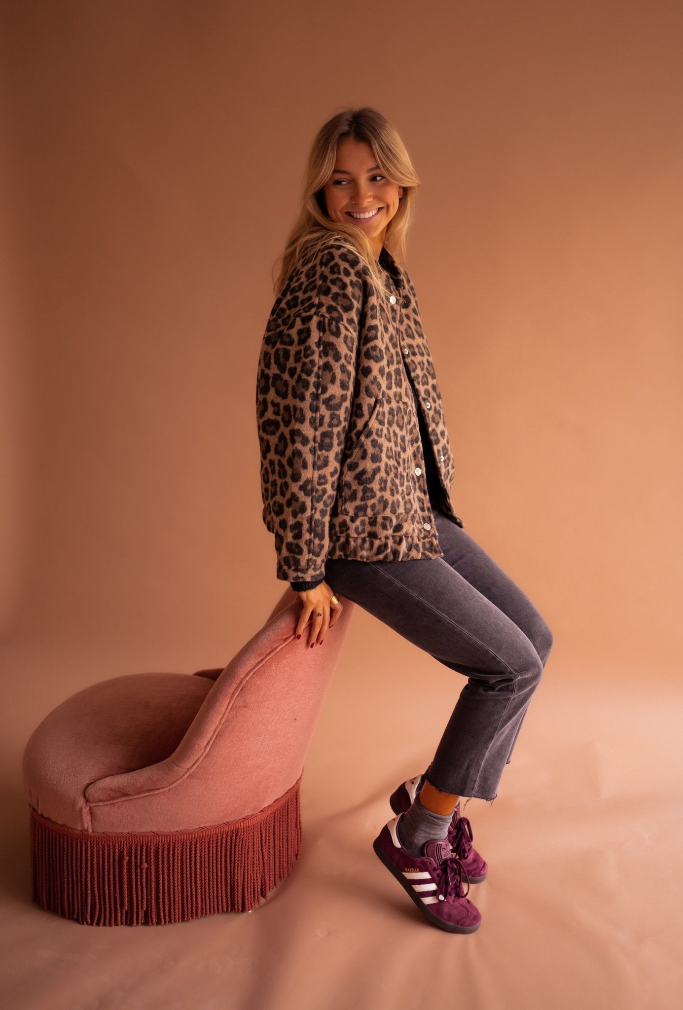 Lucia™ | Trendná bunda s leopardím vzorom
