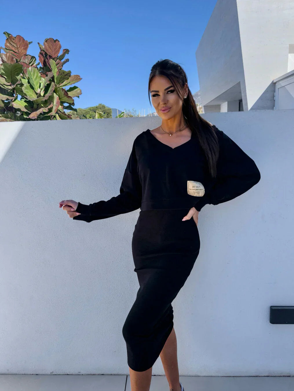 Laurine – Voľnočasový set Šaty & Mikina